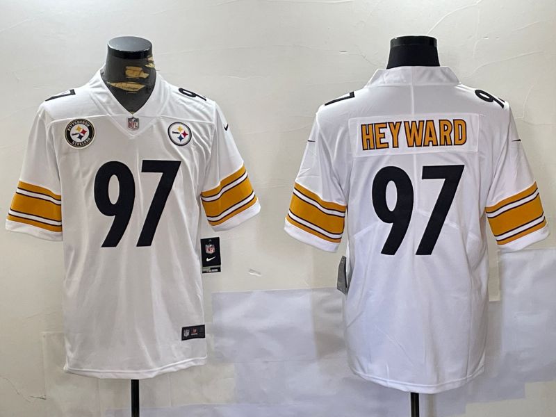 Men Pittsburgh Steelers #97 Heyward 2024 Nike Limited NFL Jersey style 3